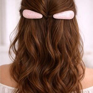 Paparazzi Sparkling Pink Hair Pop Clips